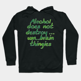 Alcohol does not destroy... Hoodie